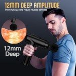 Deep Tissue Massage Gun with 30 Speeds & 9 Attachments