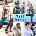 Deep Tissue Massage Gun with 30 Speeds & 9 Attachments