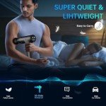 Portable Deep Tissue Massage Gun with 6 Attachments