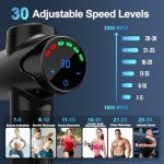 Quiet Deep Tissue Massage Gun for Pain Relief