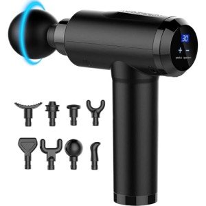 Deep Tissue Percussion Massage Gun with LCD Display