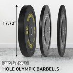 Olympic Bumper Plates Set – 120 Pounds Total