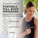 Sharper Image Portable Deep Tissue Massage Gun