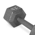 Hexagon Cast Iron Dumbbell Set – 2 Weights