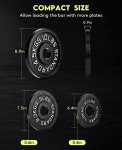AboveGenius 35lb Olympic Weight Plates Set