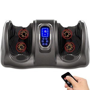 Shiatsu Foot Massager with Remote Control - Gray