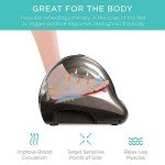 Shiatsu Foot Massager with Remote Control - Gray