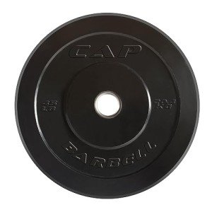 CAP Barbell 45 lb Olympic Bumper Plate - Black