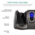 Shiatsu Foot Massager with Remote Control - Gray