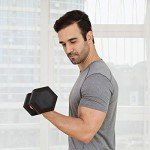 20 LB JFIT Rubber Hex Dumbbell - Single