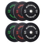 Olympic Bumper Weight Plates Set - 100LB