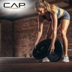 CAP Barbell 45 lb Olympic Bumper Plate - Black