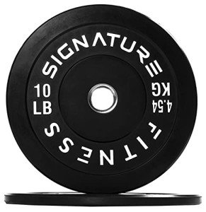 Fitvids 10LB Olympic Bumper Weight Plates - Pair