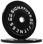 Fitvids 10LB Olympic Bumper Weight Plates - Pair