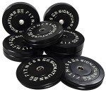 Fitvids 10LB Olympic Bumper Weight Plates - Pair