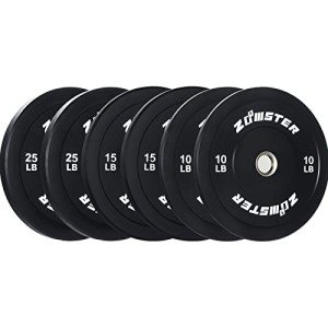 Olympic Bumper Plates Set: 10-25LB Options