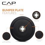 CAP Barbell 260 lb Olympic Bumper Plate Set