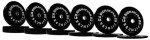 Fitvids 10LB Olympic Bumper Weight Plates - Pair