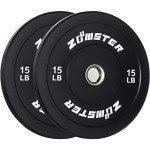 Olympic Bumper Plates Set: 10-25LB Options