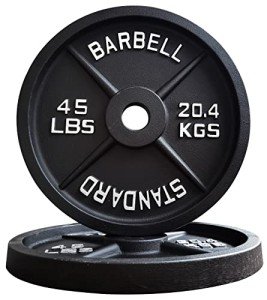 Signature Fitness Olympic Cast Iron Weight Plates