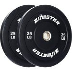 Olympic Bumper Plates Set: 10-25LB Options