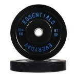 BalanceFrom 45LB Color-Coded Olympic Bumper Plate Pair