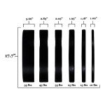 BalanceFrom 45LB Color-Coded Olympic Bumper Plate Pair