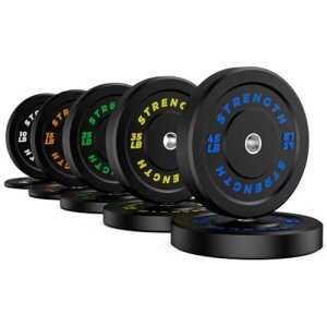 Olympic Rubber Bumper Plates for Weight Lifting
