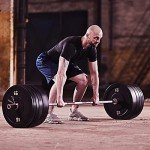 ZELUS 45 lb Olympic Bumper Plate Set