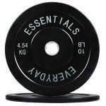 BalanceFrom 10LB Color Coded Olympic Bumper Plates