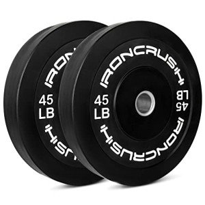 Iron Crush Olympic Bumper Plates Set - 10lb to 45lb