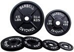 Signature Fitness Olympic Cast Iron Weight Plates