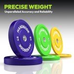 Colored Rubber Olympic Bumper Plates - 100LB Set