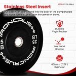 Iron Crush Olympic Bumper Plates - Pair Set