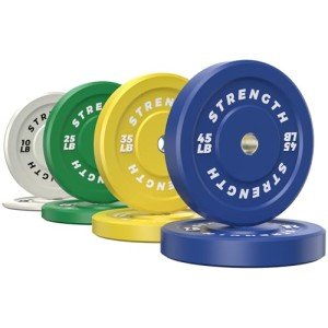 Vibrant 230LB Olympic Bumper Plates Set