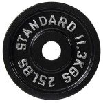 Fitvids 25LB Olympic Cast Iron Weight Plate