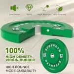 Vibrant 230LB Olympic Bumper Plates Set