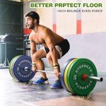 Vibrant 230LB Olympic Bumper Plates Set