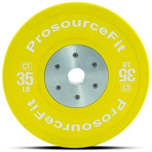 ProsourceFit 35lb Color Bumper Plates for Training