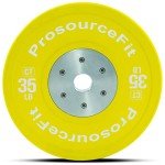 ProsourceFit 35lb Color Bumper Plates for Training