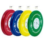 ProsourceFit 35lb Color Bumper Plates for Training