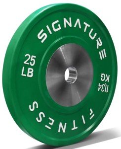 Fitvids 25LB Olympic Bumper Plate for Powerlifting