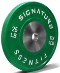 Fitvids 25LB Olympic Bumper Plate for Powerlifting