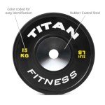 Titan Fitness 15 KG Elite Olympic Bumper Plate
