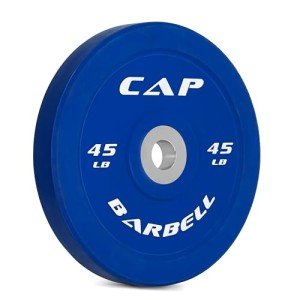 CAP Barbell 45 lb Olympic Bumper Plate - Blue