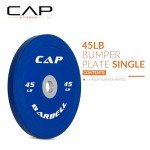 CAP Barbell 45 lb Olympic Bumper Plate - Blue