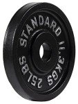 Fitvids 25LB Olympic Cast Iron Weight Plate