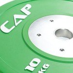 CAP Barbell Olympic Rubber Bumper Plate, 10 kg