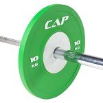 CAP Barbell Olympic Rubber Bumper Plate, 10 kg