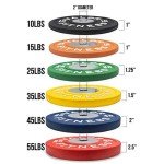 Valor Fitness 15 lb Polyurethane Bumper Plates - Set of 2